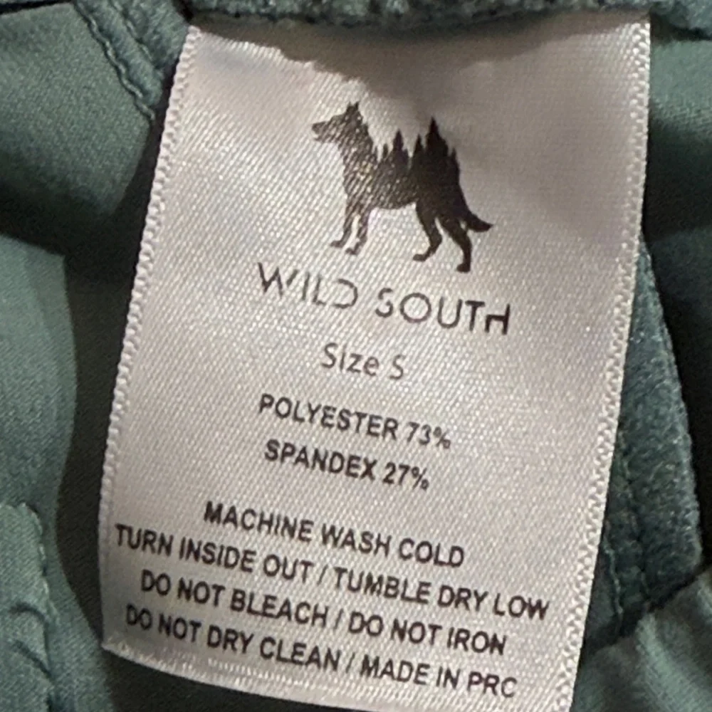 Wild South Strike‎ Women Small Teal Green Jogger Pants NWOT